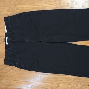 NINE WEST BRAND WOMEN'S BLACK SLIM STRAIGHT JEANS SIZE 6